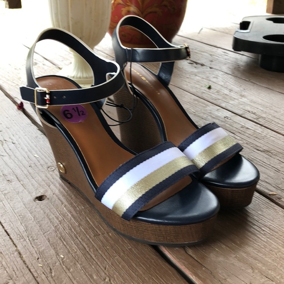 Tommy Hilfiger Shoes - NWT Tommy Hilfiger Wedge Sandals
